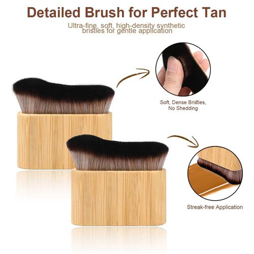 Self Tanning Mitt Self Tanner Mitt Applicator Kit 3 Pack Tanning Mitts Self Tanner Brush Back Tanning Applicator Tanning Glove for Self Tan Mitt Kabuki Body Brush Self Tanner Back Applicator