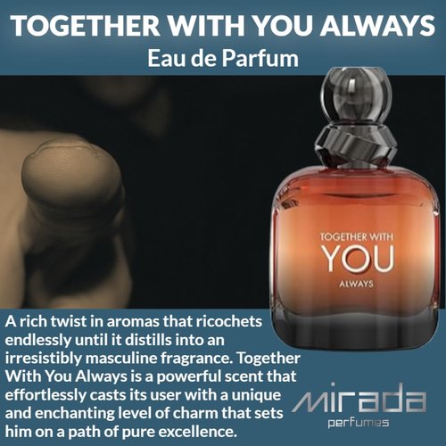 MIRADA Men's Eau de Parfum - 3.4 FL. Oz | Invigorating Fragrance with Pink Pepper, Toffee & Vanilla