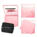 Erinde Oil Blotting Sheets for Face with Mirror and Puff, 300 Sheets Oil Blotting Paper for Oily Skin, Face Oil Absorbing Sheet, Natural Oil Control Film, Absorb Excess Oil, Makeup Friendly