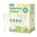 Foily 60-Pack Baby Tongue Cleaner Gauze– Gentle Newborn Oral Care, Disposable Toddler Tooth Brush for 0-24 Months Tooth Mouth Gum Clean (Square Style)