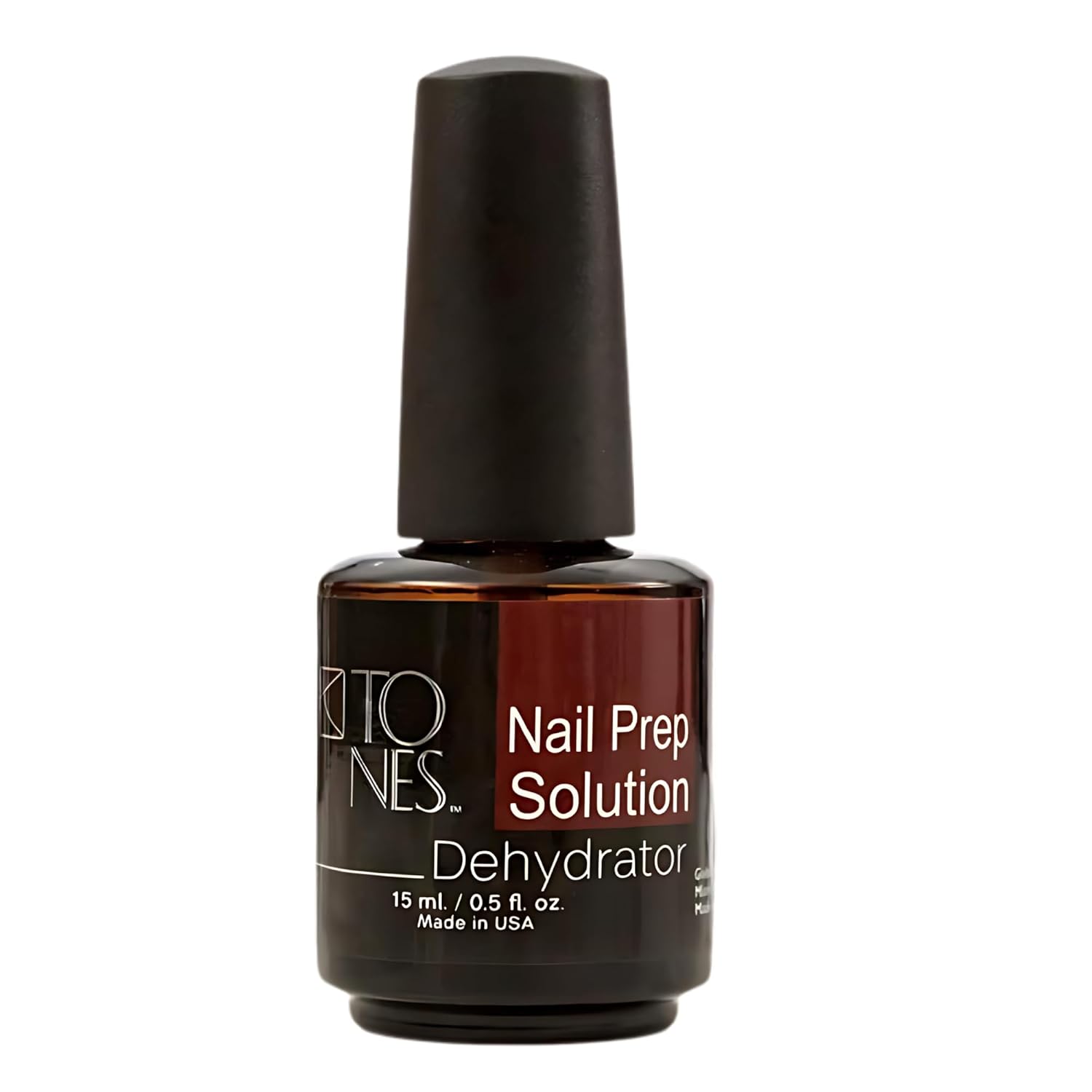 Tones Nail Prep Dehydrator - Maximum Adhesion & pH Balancer for Acrylic, Gel & Dip Powder | Made in USA (0.5 fl Oz / 15 mL)