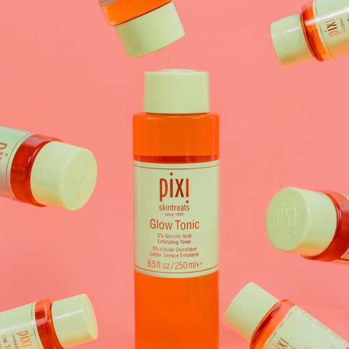 Pixi Glow Tonic Balancing Face Toner Glycolic Acid for Radiant Skin and Daily Brightening (8.5 fl oz / 250 ml)