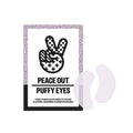 PEACE OUT Skincare Puffy Eyes Under Eye Patches, Biocellulose Eye Masks with Caffeine and Niacinamide for Under Eye Puffiness and Tired Eyes, 6 Pairs