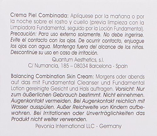 Pevonia Balancing Combination Skin Cream - Soothing Facial Lotion for Damaged Skin - 1.7 Oz