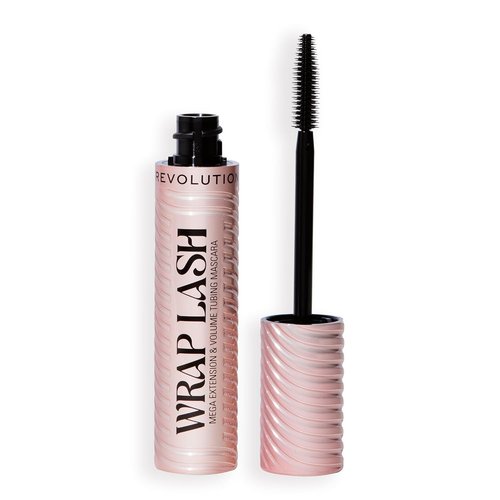 Revolution Beauty London Wrap Lash Tubing Mascara - Smudge-Proof & Water-Resistant, Vegan, Black, 0.28 fl oz
