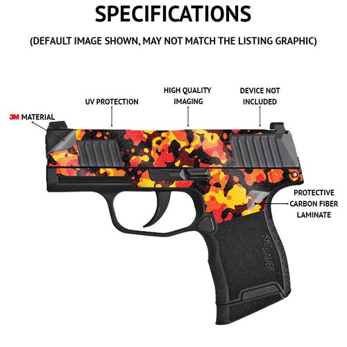 MightySkins Glossy Glitter Skin Compatible with Springfield XDS 3.3 - Cotton Candy | Protective, Durable High-Gloss Glitter Finish | Easy to Apply, Remove, and Change Styles | Made in The USA