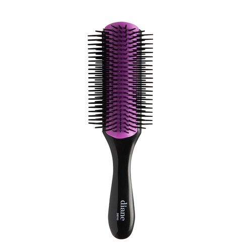 Diane Nylon Pin Hair Brush - Effortlessly Detangles Thick or Curly Hair | Ideal for Wet Styling