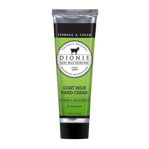 Dionis - Goat Milk Skincare Verbena and Cream Scented Hand Cream (1 oz) - Made in the USA - Cruelty-free and Paraben-free