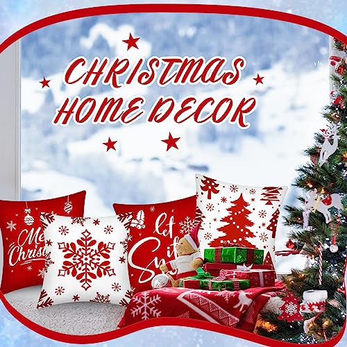 Set of 12 Halloween, Thanksgiving & Christmas Pillow Covers 18x18 Inches