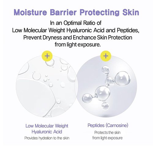 espoir Water Splash Sun Serum SPF50+ PA+++│3,000ppm Caffeine for Reducing Puffiness & Enhancing Skin Elasticity, Non-Oily Hydrating Sunscreen for Daily use, Easy-to-Use, Vegan, 1.69 Fl Oz.