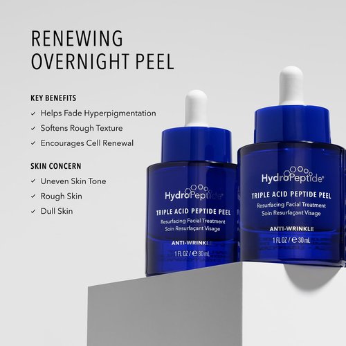 Hydropeptide Triple Acid Peptide Peel - Resurfacing Exfoliation Treatment, 1 Ounce
