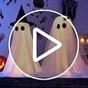 Lighted Ghost Halloween Decoration with 8 Modes & Remote Control