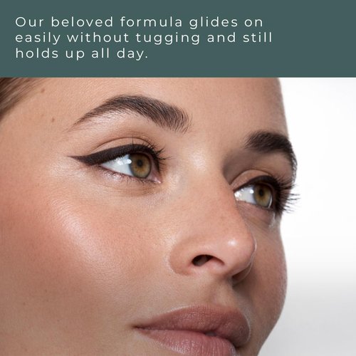 Honeybee Gardens Effortless Eyeliner Pencil - Belgian Chocolate Brown | Smooth, Long-Wearing, Vegan & Gluten-Free