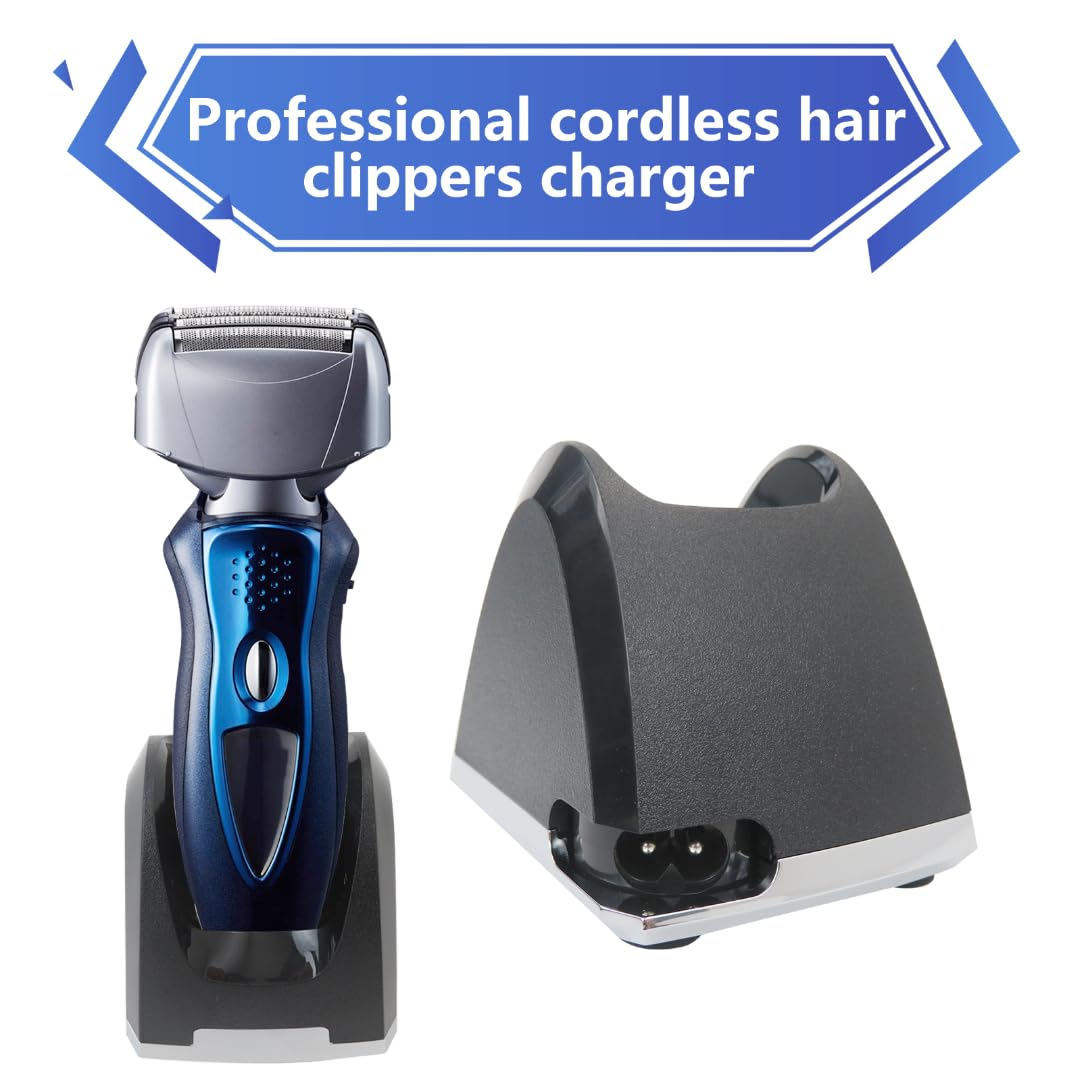 WELURE Upgraded Charger for Wahl Professional Cordless Clipper - Stable Charging Stand for Wahl, Sterling & 5-Star Cord Clipper with Non-Slip Base & Metal Counterweight