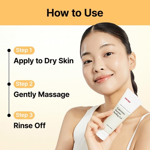 MANYO Galactomy Enzyme Peeling Gel - Exfoliating Face & Body Scrub for Dead Skin & Blackheads | 2.5fl oz (75ml)