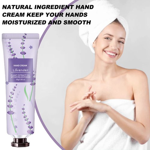10 Pack Hand Cream for Dry Cracked Hands,Easter Basket Stuffers,Gifts for Women,Girls,Mothers Day Gifts,Teacher Appreciation Gifts,Natural Plant Fragrance Mini Hand Lotion Moisturizing Hand Care Cream