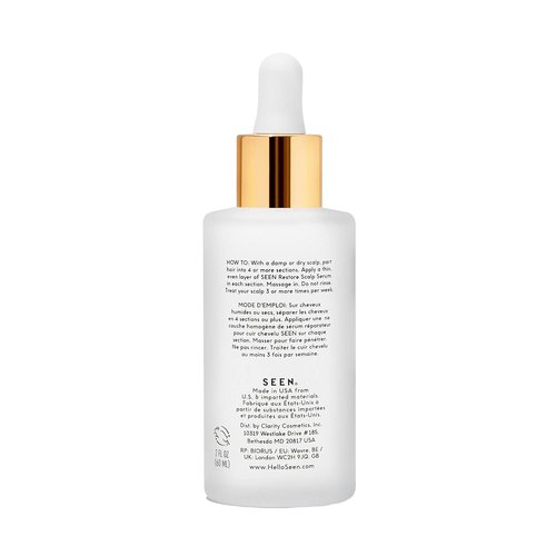 SEEN Restore Scalp Serum - Fragrance-Free, Clinically Proven Hydrating Formula for Healthy Scalp | Safe for Sensitive & Eczema-Prone Skin