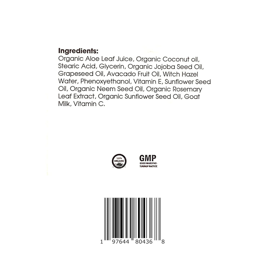 ZOE Goat Milk Moisturizer for Sensitive Skin - Hydrating & Soothing Face Cream with Aloe & Jojoba | Organic & Cruelty-Free