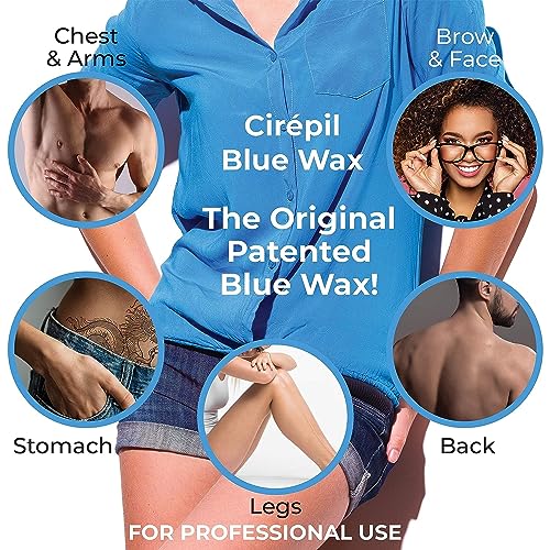Cirepil Blue Stripless Hard Wax Beads 400g - Professional Hair Removal