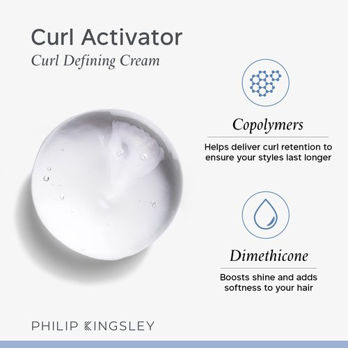 PHILIP KINGSLEY | Curl Activator | Curl Defining and Enhancing Gel | For Curly and Wavy Hair types | Natural Curl Enhancer Styling Product with Medium Hold | 3.3oz