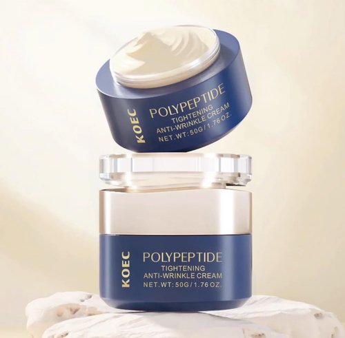 KOEC Anti-Wrinkle Face Cream - Tripeptide-1 & Nicotinamide for Tightening | 1.76 oz