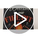 Outdoor Garden Flag Welcome to Our Fire Pit - Camping Decor Banner