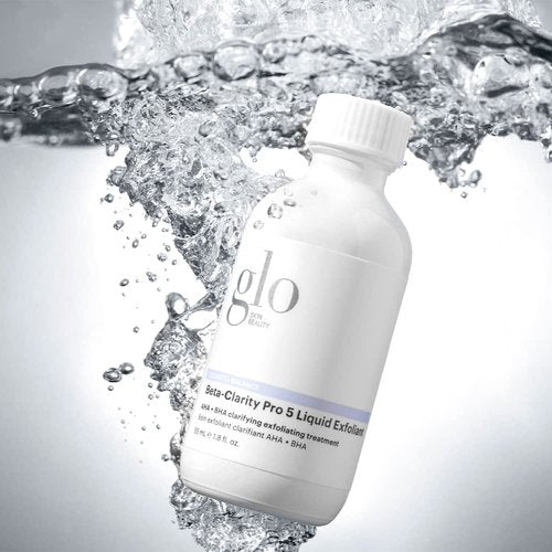Glo Skin Beauty Beta-Clarity Pro 5 Liquid Exfoliant - AHA & BHA Clarifying Treatment, 1.8 Fl Oz