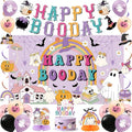 Halloween Birthday Party Decorations Set - Ghost Theme Pastel Colors