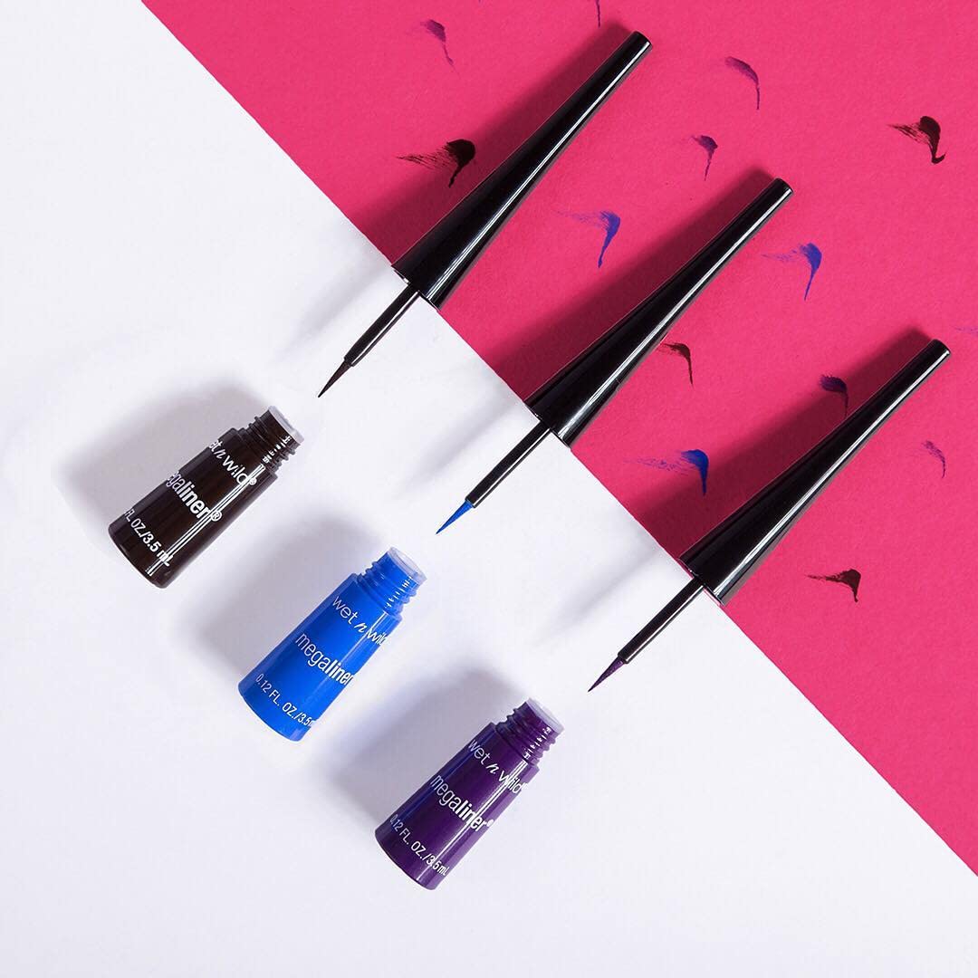 Wet n Wild MegaLiner Liquid Eyeliner - Intense Black Color for Bold Eye Looks