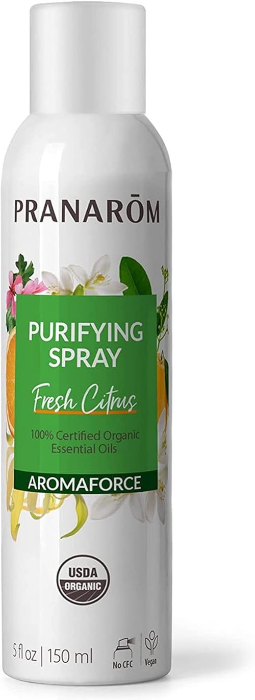 Pranarom - Aromaforce Air Purifying Spray | Organic Essential Oils & Fresh Citrus Scent, 150ml