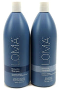 LOMA Moisturizing Shampoo & Treatment Duo - Hydrating Formula | 33 Ounce (Liter)