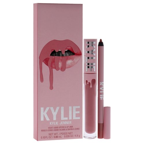Velvet Lip Kit - 705 Charm by Kylie Cosmetics for Women - 2 Pc 0.10 oz Velvet Liquid Lipstick, 0.03 oz Lip Liner