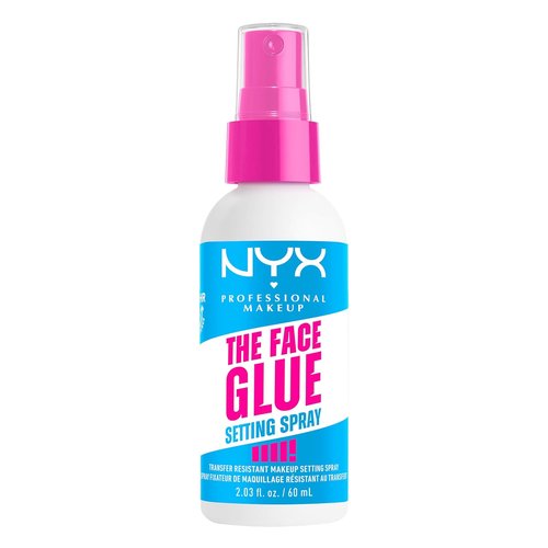 NYX Professional Makeup Face Glue Setting Spray - Waterproof & Transfer-Resistant, 24HR Hold