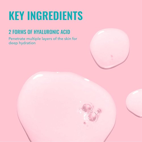 Good Molecules Hyaluronic Acid Serum - Ultra Hydrating 1% Formula for Plumper Skin | Non-Greasy Facial Moisturizer