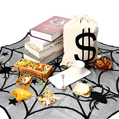 Halloween Lace Spiderweb Decor Kit - 3 Styles, Reusable Party Decorations