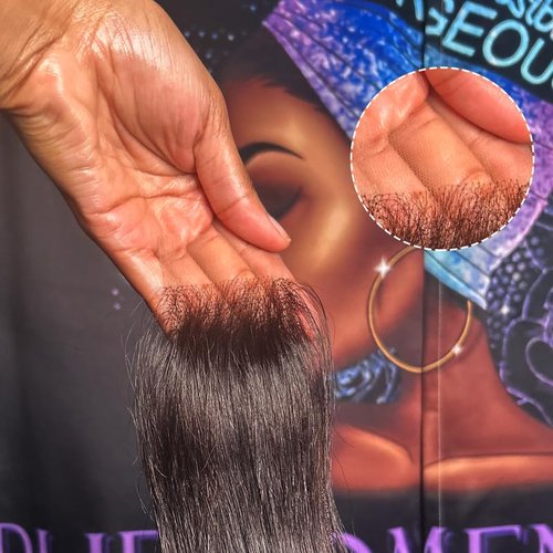 2x6 SKIN-Melt HD Lace Closure Body Wave Raw Human Hair, More Less Shedding than Regular Virgin Hair, Tiny Knots, 0.089mm Ultra-Thin HD Lace, Pre-plucked with Natural Hairline 12 Inch