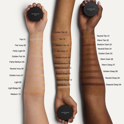 Original Loose Powder Foundation SPF 15, Medium Beige 12, Vegan, Cruelty-Free & Dermatologist-Tested