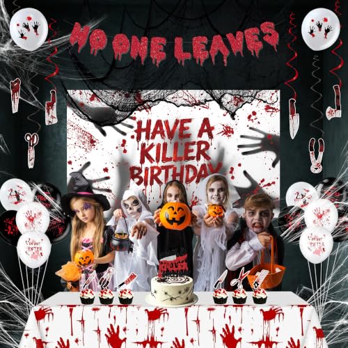 Halloween Birthday Decorations Party Supplies Set for Spooky Celebrations