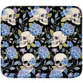 Halloween Skull & Floral Dish Drying Mat 18x24 Inch Kitchen Counter Protector