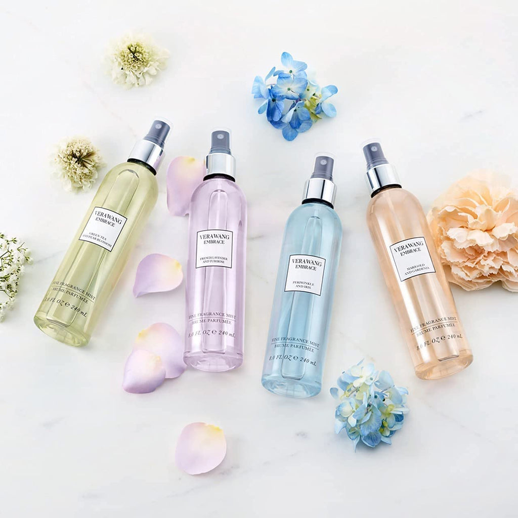 Vera Wang Embrace Body Mist - Green Tea & Pear Blossom | Long-Lasting Women's Fragrance, 8.1 fl oz