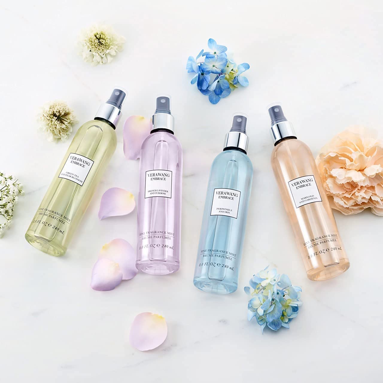 Vera Wang Embrace Body Mist - Green Tea & Pear Blossom | Long-Lasting Women's Fragrance, 8.1 fl oz