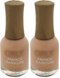 Orly Nail Lacquer, French Man Sheer Nude, 0.6 Fluid Ounce (Pack of 2)