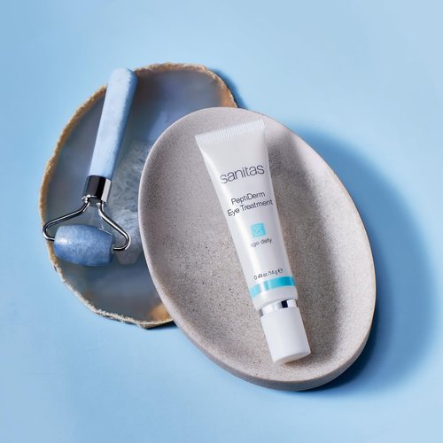 Sanitas Skincare PeptiDerm Eye Treatment - Multi-Benefit Daily Therapy, 0.49 Ounce