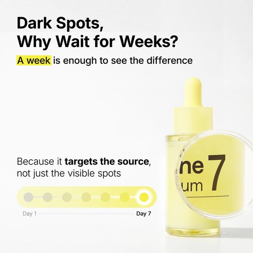 MANYO Glutathione 7 Dark Spot Serum - Niacinamide for Even Skin Tone & Radiance | 1.01 fl. oz (30ml)