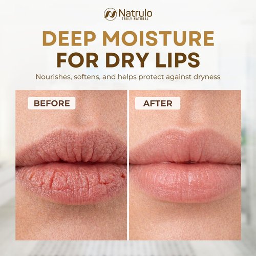 Coconut Lip Balm - Hydrating Natural Chapstick with Coconut Oil & Beeswax - Moisturizing Lip Care for All Ages