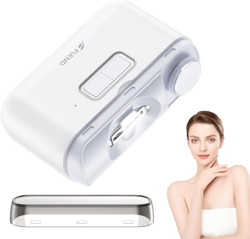 Electric Nail Clipper & Polisher, 2-in-1 Automatic Nail Trimmer for All Ages, 2-Speed Fingernail Clipper with LED Light, Rechargeable & Silent Designed Manicure Set for Baby Kids Seniors Weak Hands