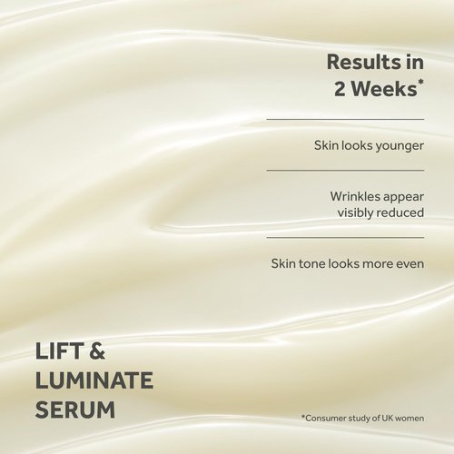 No7 Lift and Luminate Triple Action Face Serum - Anti-Wrinkle Collagen Peptide Serum - Contains Vitamin C, Brightening Emblica, Pro Retinol, Hyaluronic Acid & Hibiscus for Skin Firming (1 fl oz)