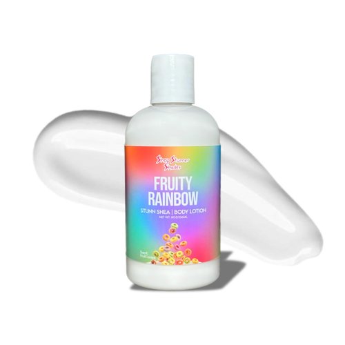 Shop Stunner Shades | Fruity Rainbow Nourishing Daily Lightweight Shea Butter Moisturizering Fruit Loops Scented Body Lotion, 8 fl oz