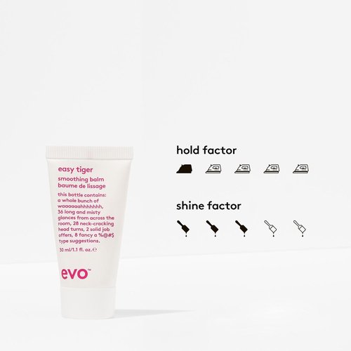 EVO Easy Tiger Straightening Balm - Frizz Control & Heat Protection | 3.4 oz