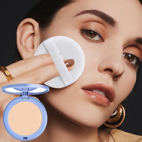 Matte Perfection Pressed Powder - Oil Control Face Powder for Flawless Complexion | Natural Beige, 0.35 FL OZ